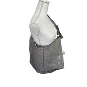 Calvin Klein Max Oversized Top Zip Hobo Shoulder Bag